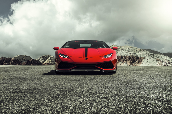 Обои Lamborghini Huracan LP 610 4 Red