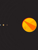 Screenshot №1 pro téma Solar System with Uranus 132x176