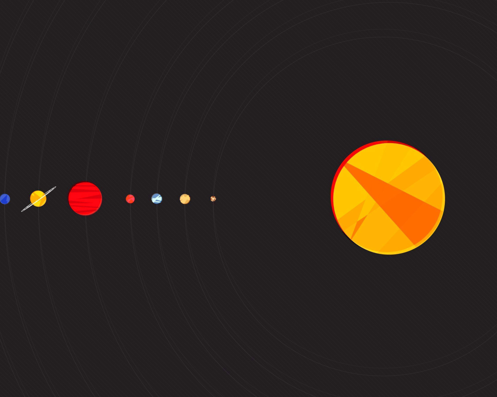 Das Solar System with Uranus Wallpaper 1600x1280
