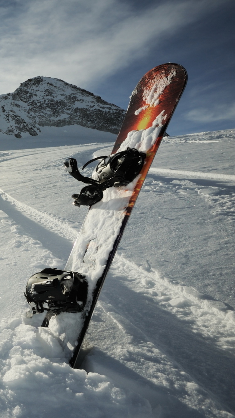 Das Snowboard Winter Sport Wallpaper 750x1334