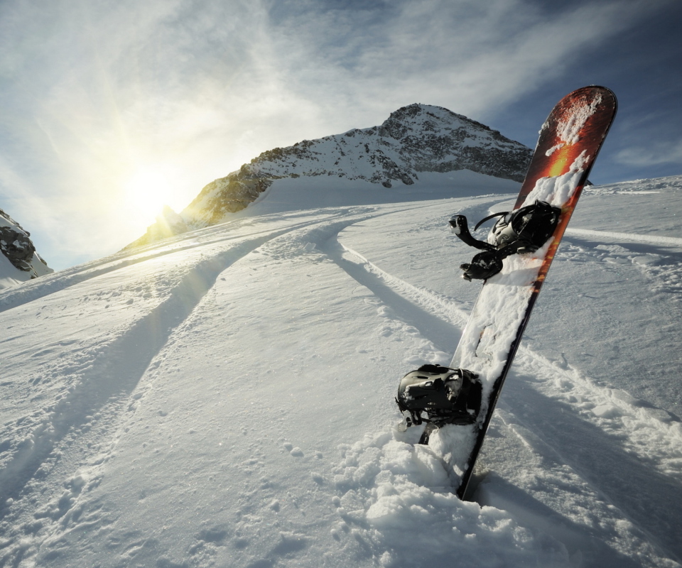 Das Snowboard Winter Sport Wallpaper 960x800