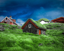 Sfondi Torshavn Capital of Faroe Islands 220x176
