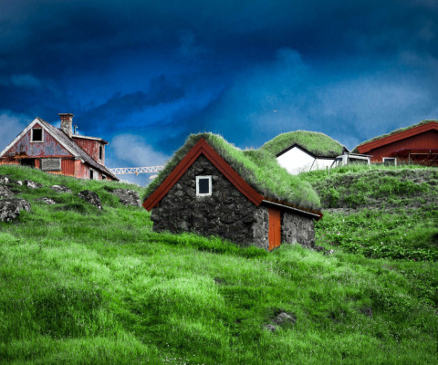 Sfondi Torshavn Capital of Faroe Islands 480x400