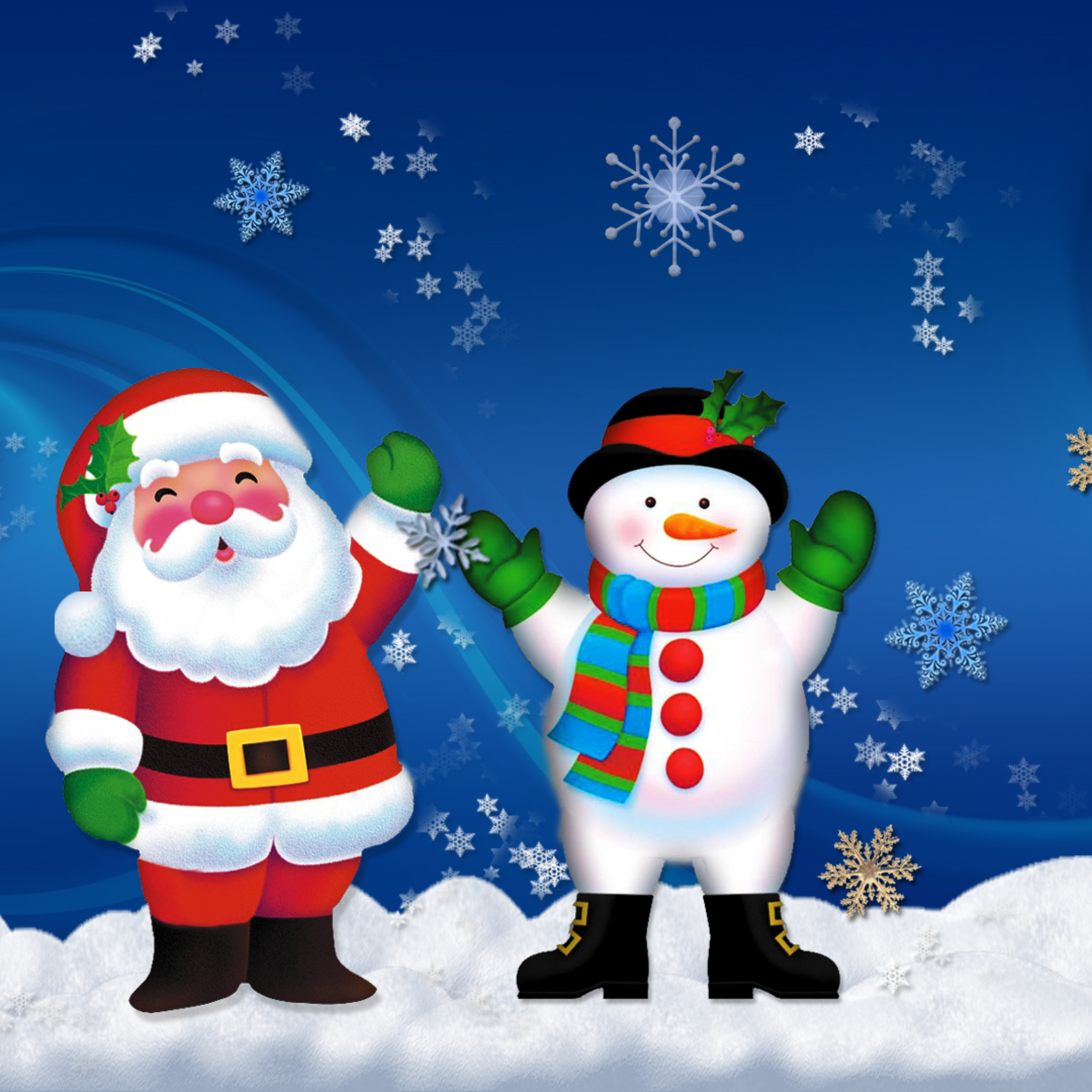 Screenshot №1 pro téma Hoo Hoo Christmas 2048x2048