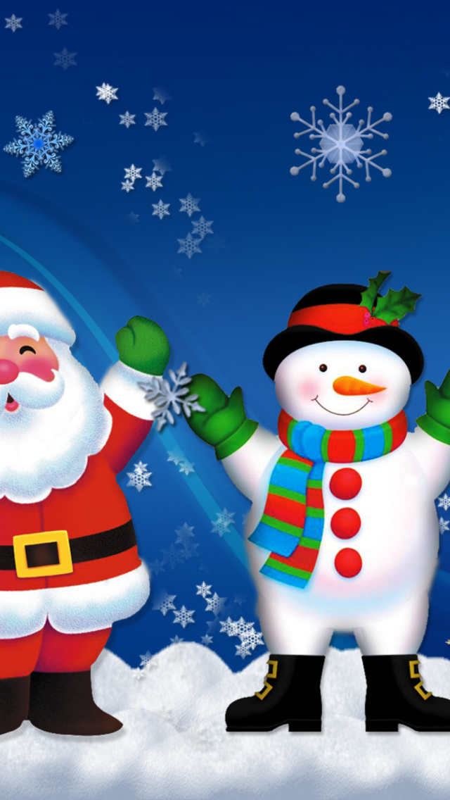 Screenshot №1 pro téma Hoo Hoo Christmas 640x1136
