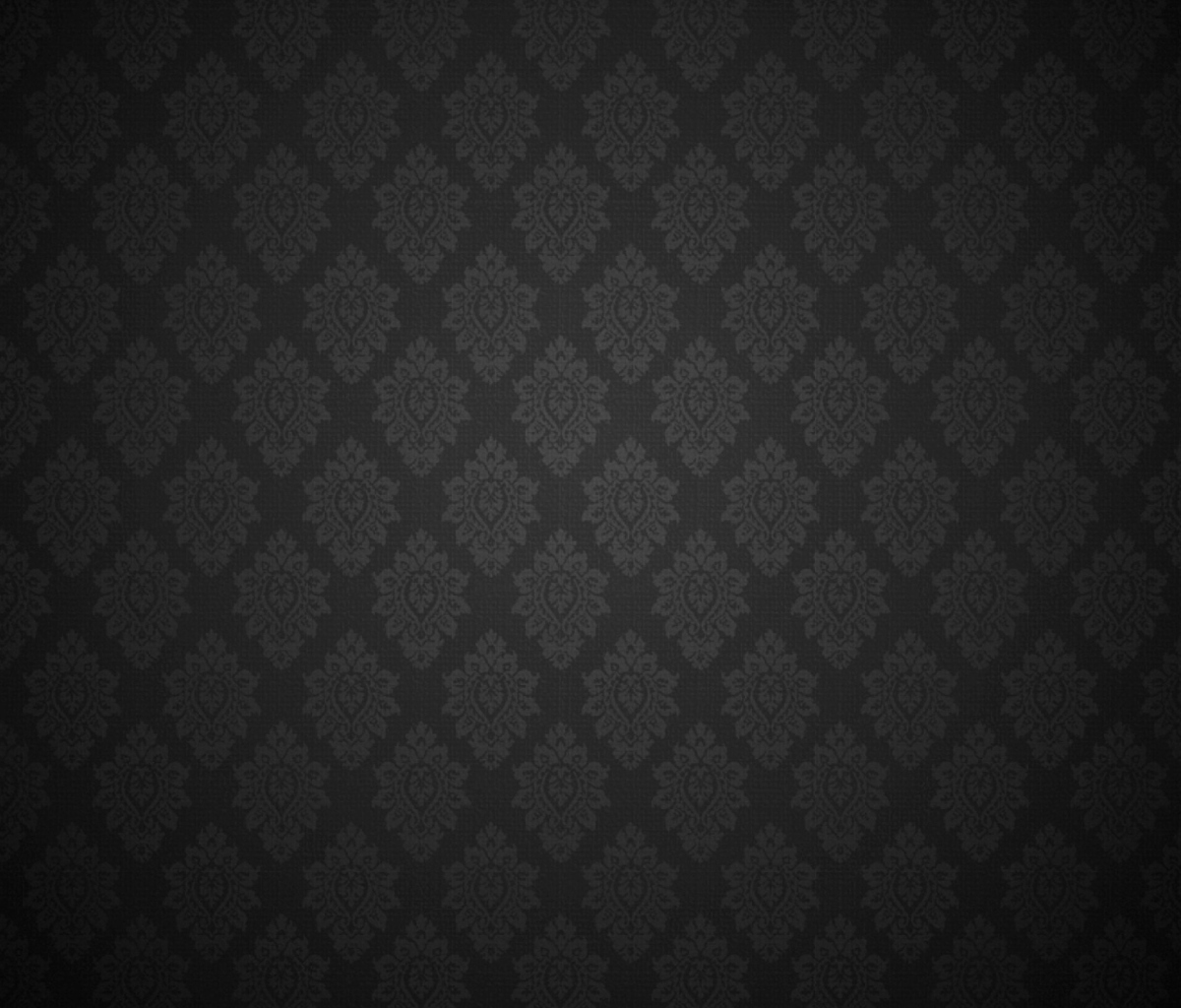 Screenshot №1 pro téma Black Baroque Pattern 1200x1024