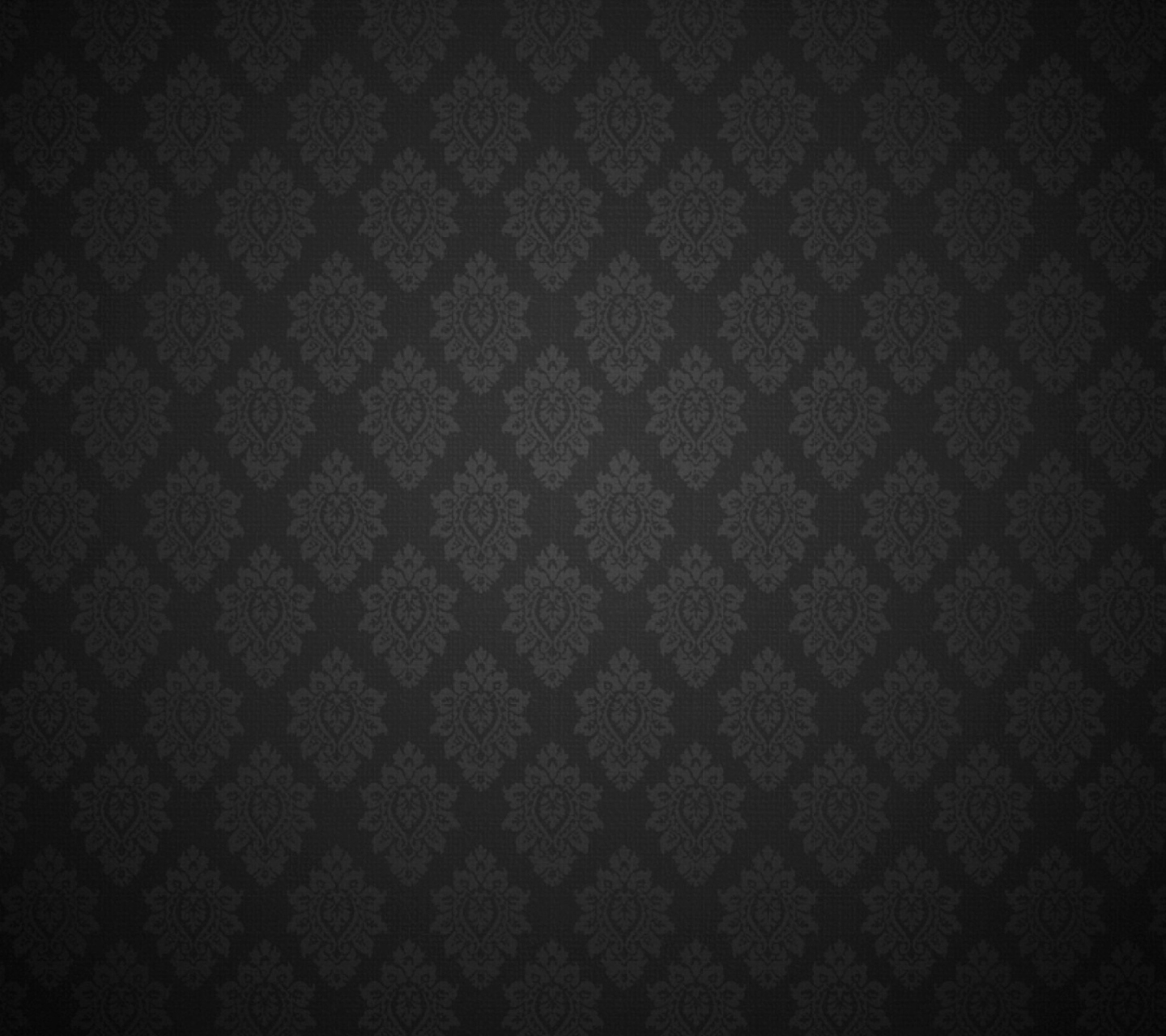 Screenshot №1 pro téma Black Baroque Pattern 1440x1280