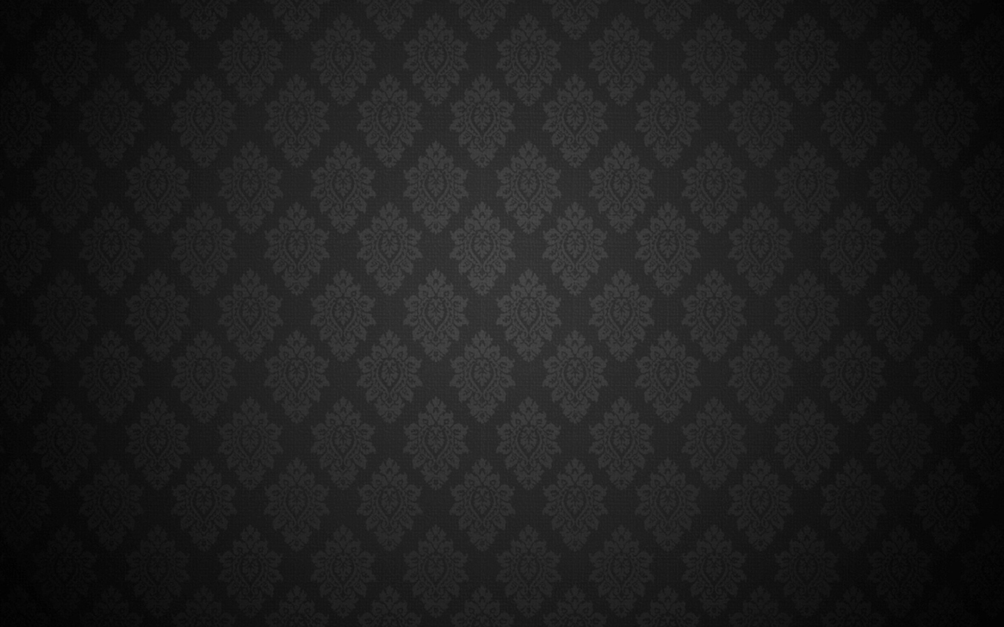 Black Baroque Pattern screenshot #1 1440x900