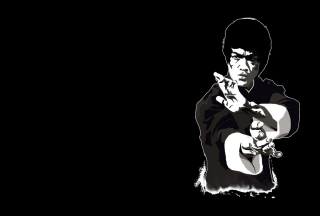 Bruce Lee - Obrázkek zdarma pro 320x240