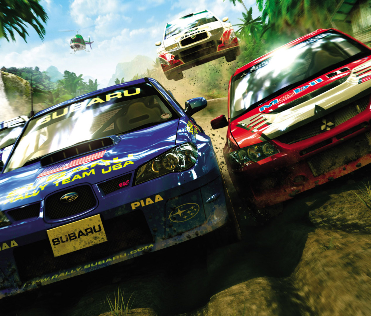 Screenshot №1 pro téma Jungle Race Dirt Cars Games 1200x1024
