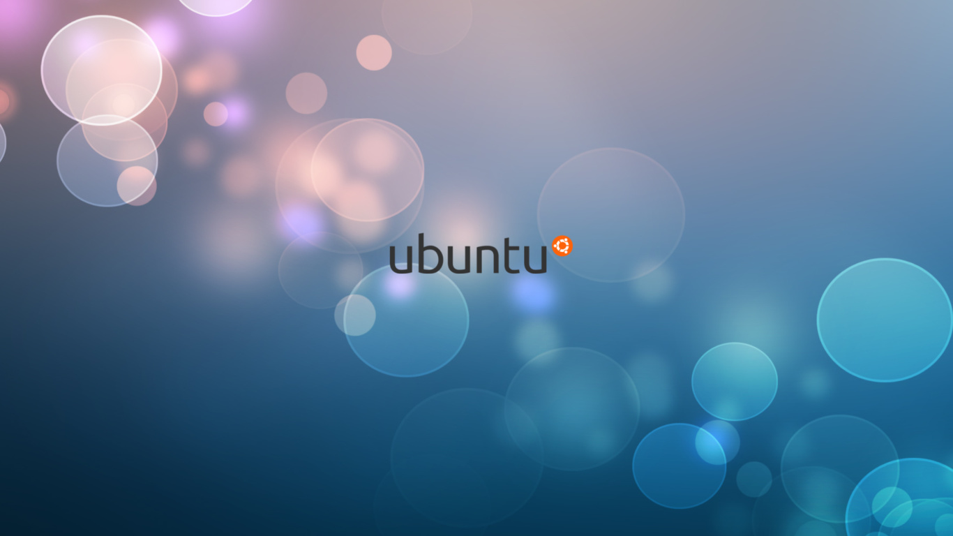 Das Ubuntu Linux Wallpaper 1366x768