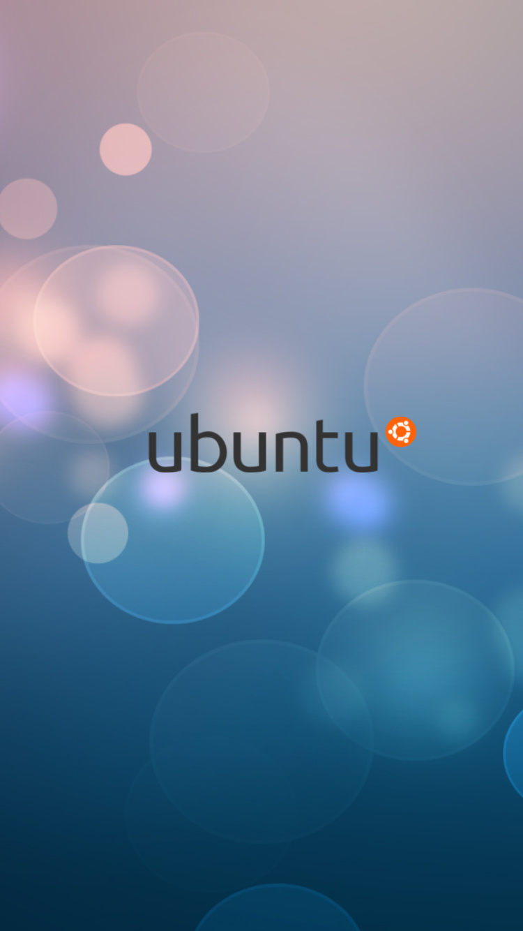 Das Ubuntu Linux Wallpaper 750x1334