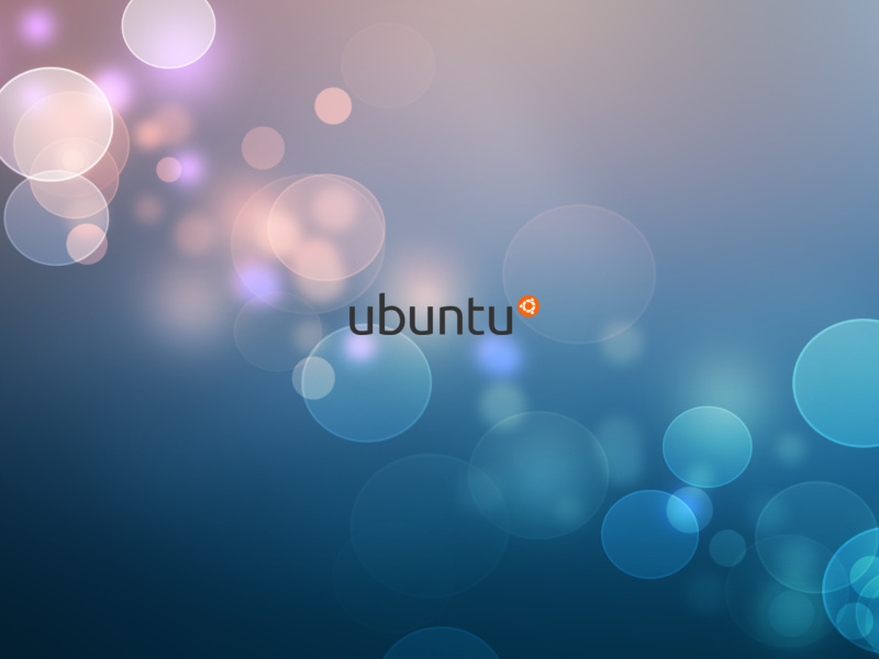 Das Ubuntu Linux Wallpaper 800x600