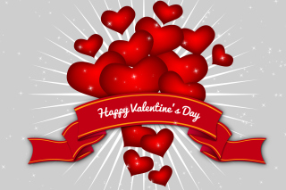 Happy Valentines Day - Obrázkek zdarma pro 1366x768