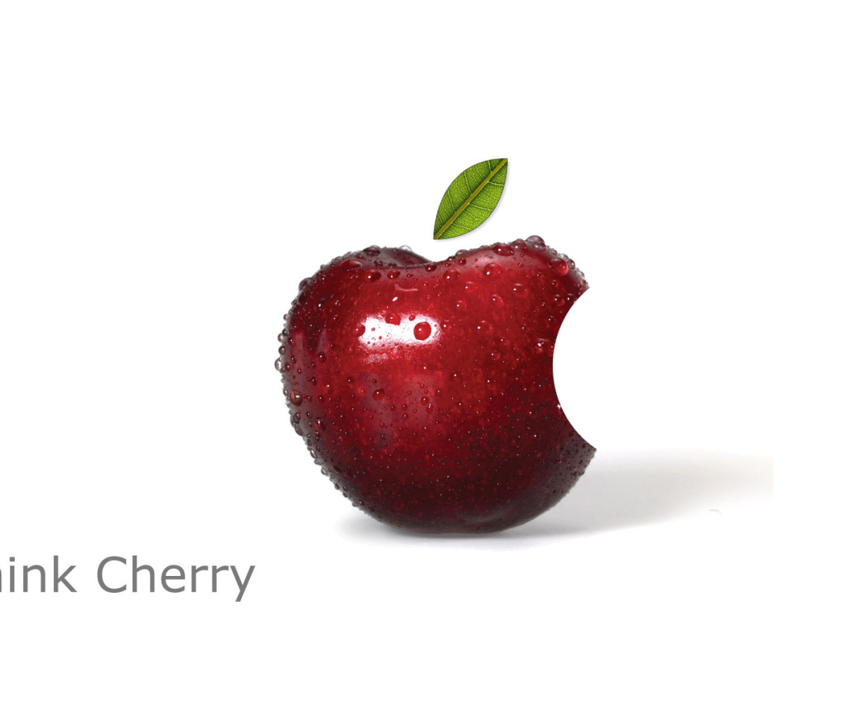 Das Apple Funny Logo Wallpaper 1200x1024