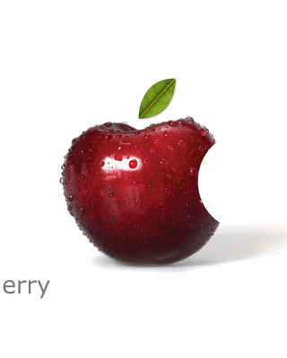 Apple Funny Logo - Obrázkek zdarma pro Nokia Asha 309