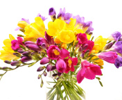 Screenshot №1 pro téma Summer Flowers Bouquet 176x144