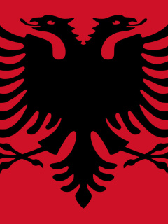Screenshot №1 pro téma Flag Of Albania 240x320