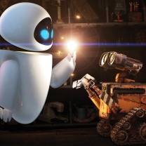 Sfondi Wall E Meets Eve 208x208