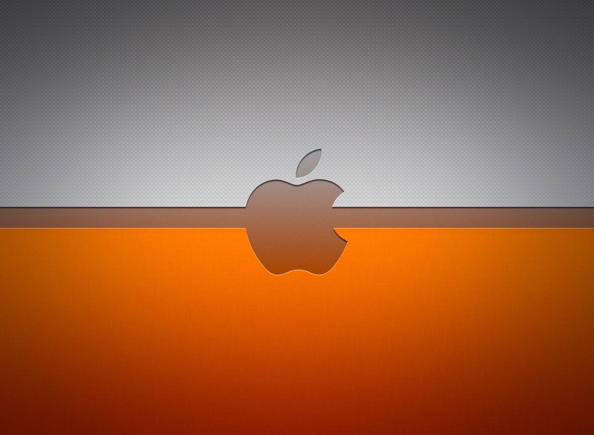 Screenshot №1 pro téma Grey And Orange Apple Logo 1920x1408