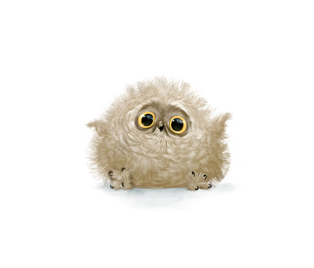 Screenshot №1 pro téma Funny Owl Illustration 1200x1024