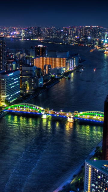 Обои Tokyo At Night 360x640
