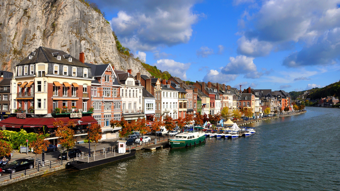 Fondo de pantalla Belgium Dinant 1366x768