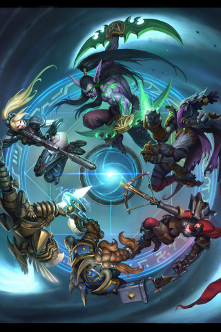 Heroes of the Storm wallpaper 320x480
