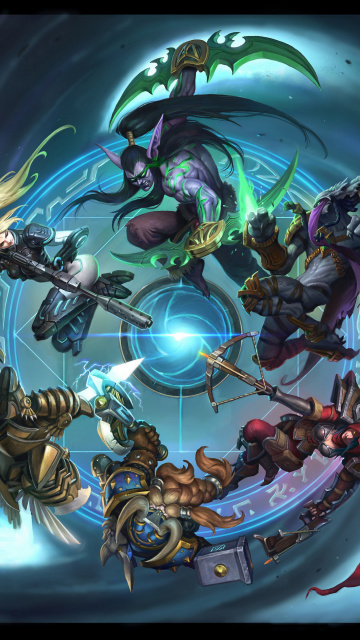 Fondo de pantalla Heroes of the Storm 360x640