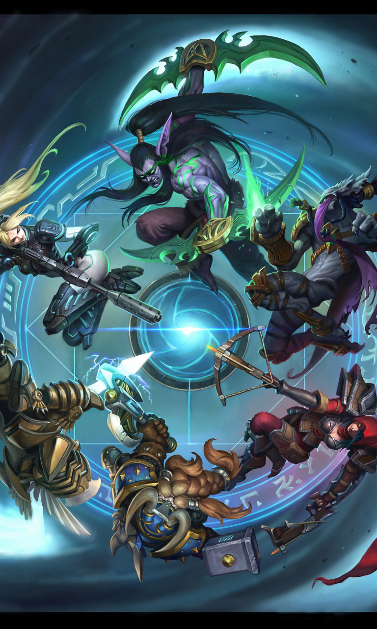 Heroes of the Storm wallpaper 768x1280