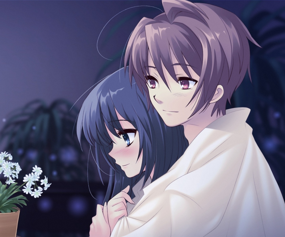 Anime Couple wallpaper 960x800