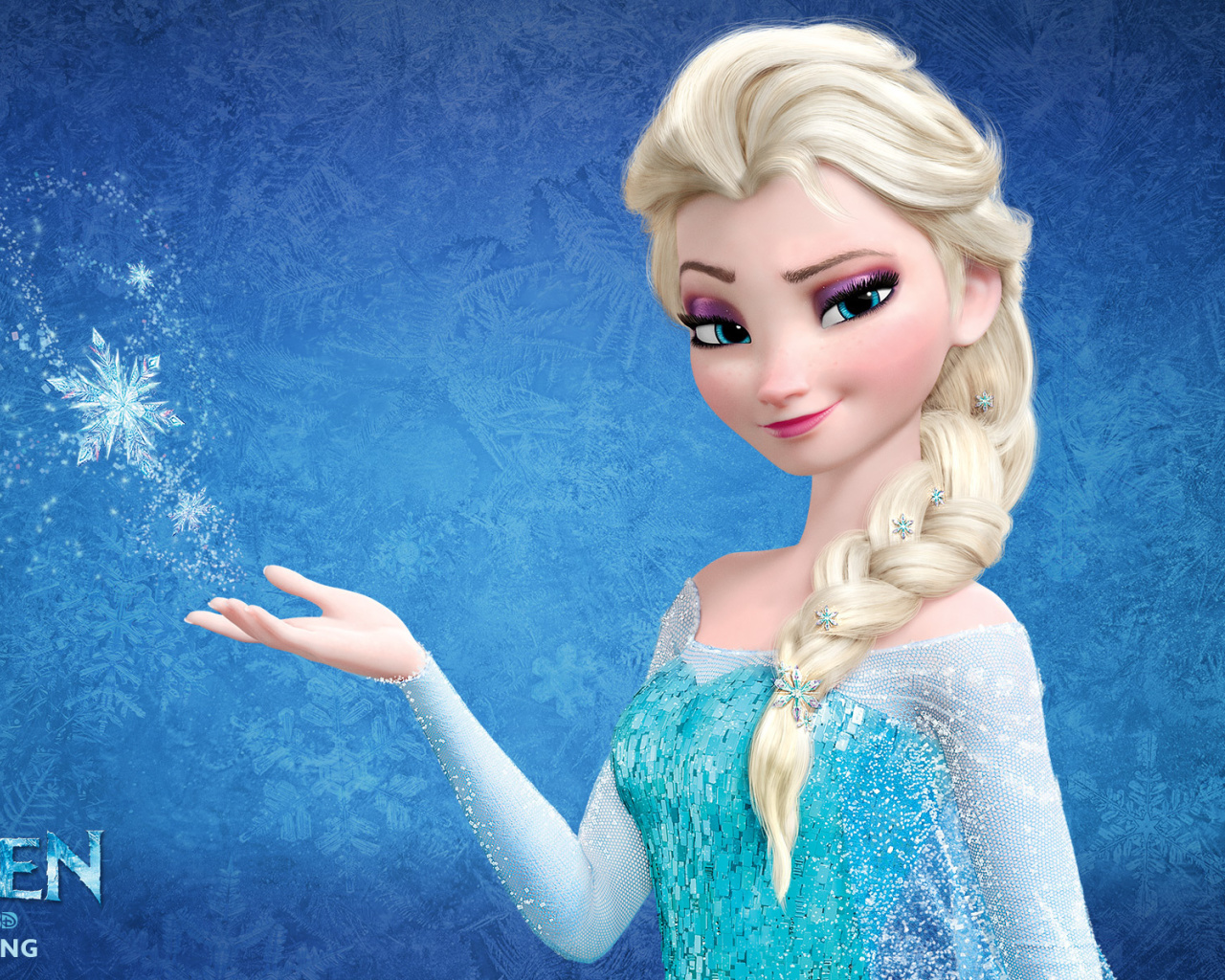 Fondo de pantalla Elsa in Frozen 1280x1024