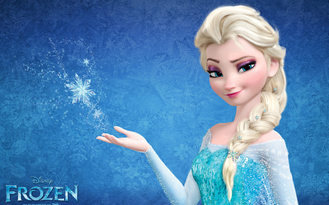 Das Elsa in Frozen Wallpaper 1280x800