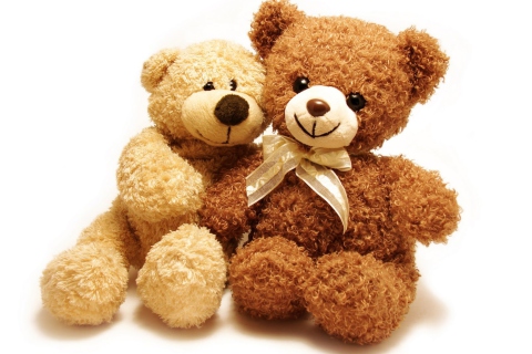 Screenshot №1 pro téma Valentine Teddy Bear Hug 480x320