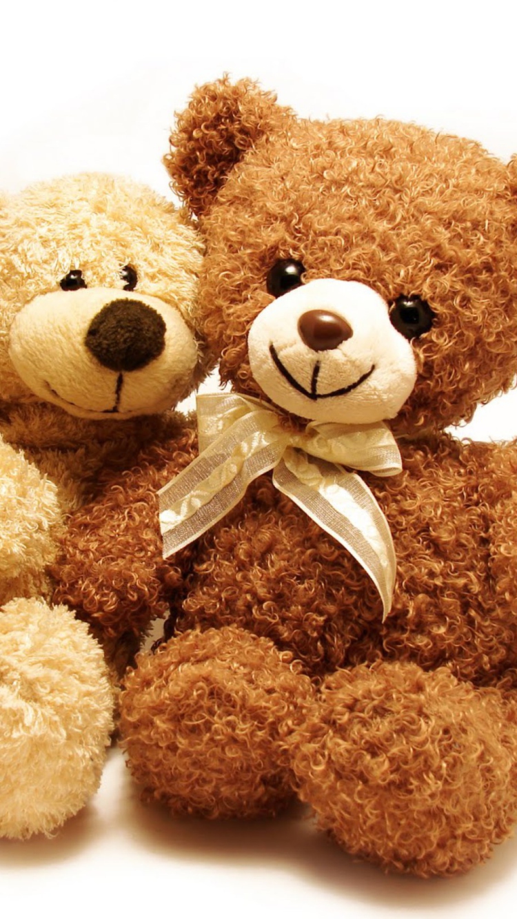 Screenshot №1 pro téma Valentine Teddy Bear Hug 750x1334