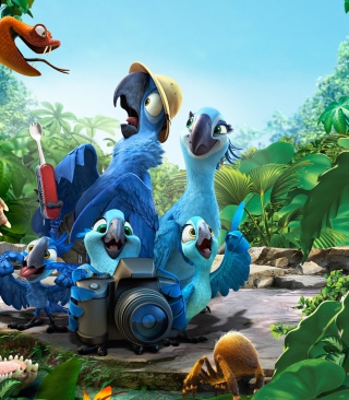 2014 Rio 2 Movie - Obrázkek zdarma pro 480x800