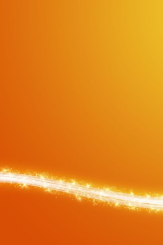 Screenshot №1 pro téma Fire On Orange 320x480