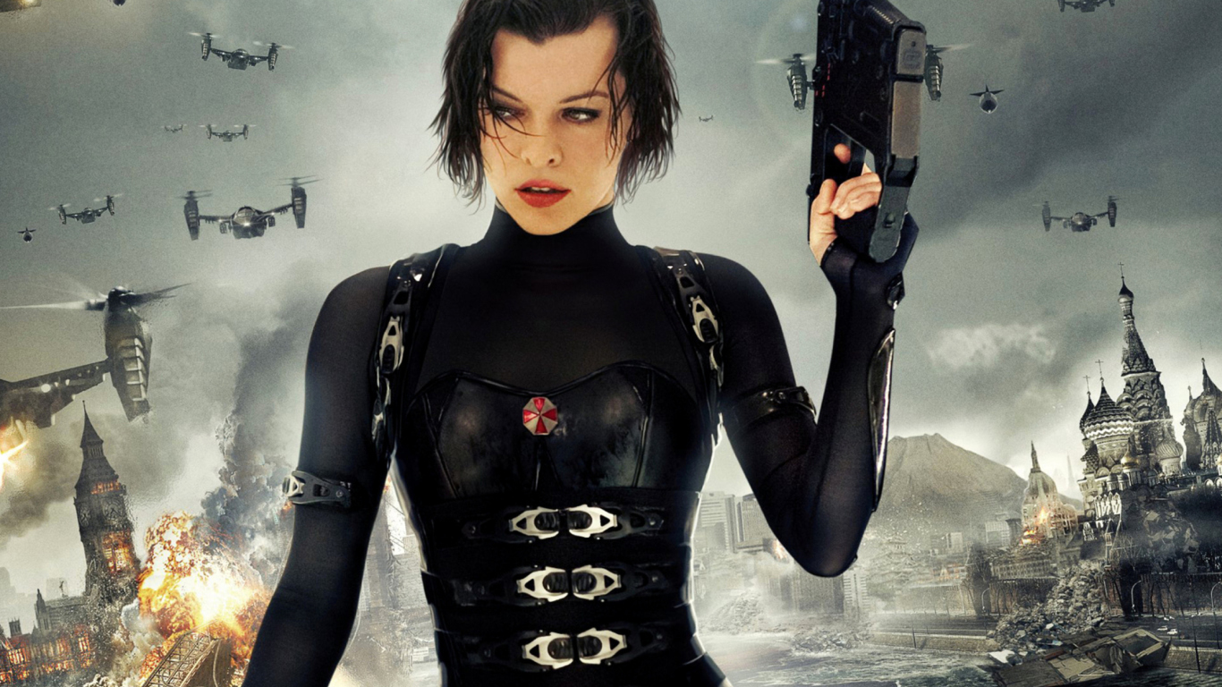 Screenshot №1 pro téma Resident Evil  - Milla Jovovich 1366x768