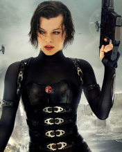 Fondo de pantalla Resident Evil  - Milla Jovovich 176x220