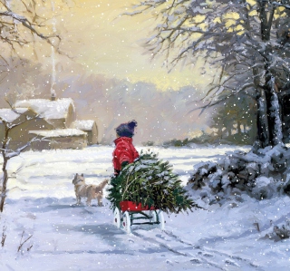 The Christmas Tree - Obrázkek zdarma pro 128x128