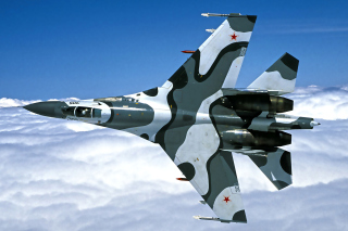 Sukhoi Su 27 Background for Android, iPhone and iPad