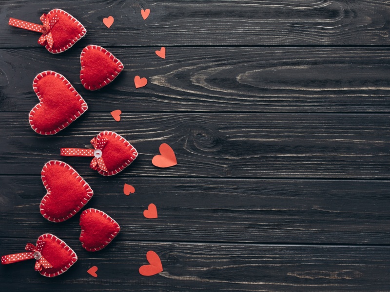 Valentines Love Symbol Hearts screenshot #1 800x600