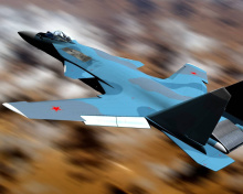 Fondo de pantalla Sukhoi Su 47 Firkin Jet Fighter 220x176