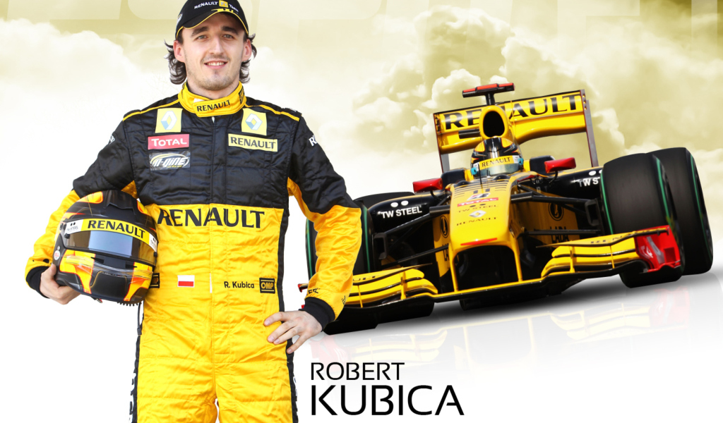 Screenshot №1 pro téma Renault Formula 1 - Robert Kubica 1024x600