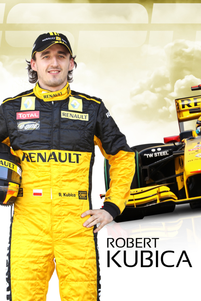 Screenshot №1 pro téma Renault Formula 1 - Robert Kubica 640x960
