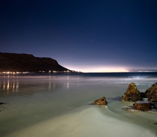 Картинка Beach At Night на телефон 128x128