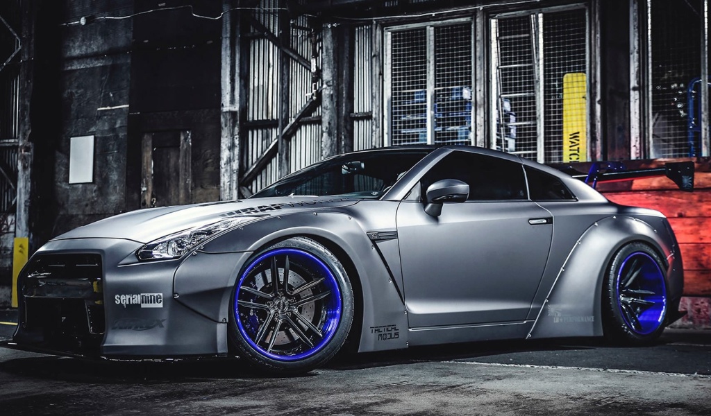 Sfondi Nissan GT R Body Kit 1024x600