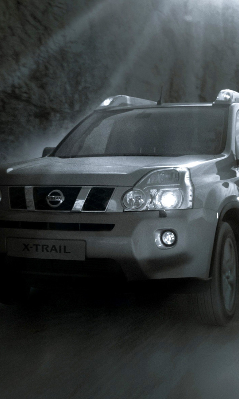 Screenshot №1 pro téma Nissan X-Trail in Fog 768x1280