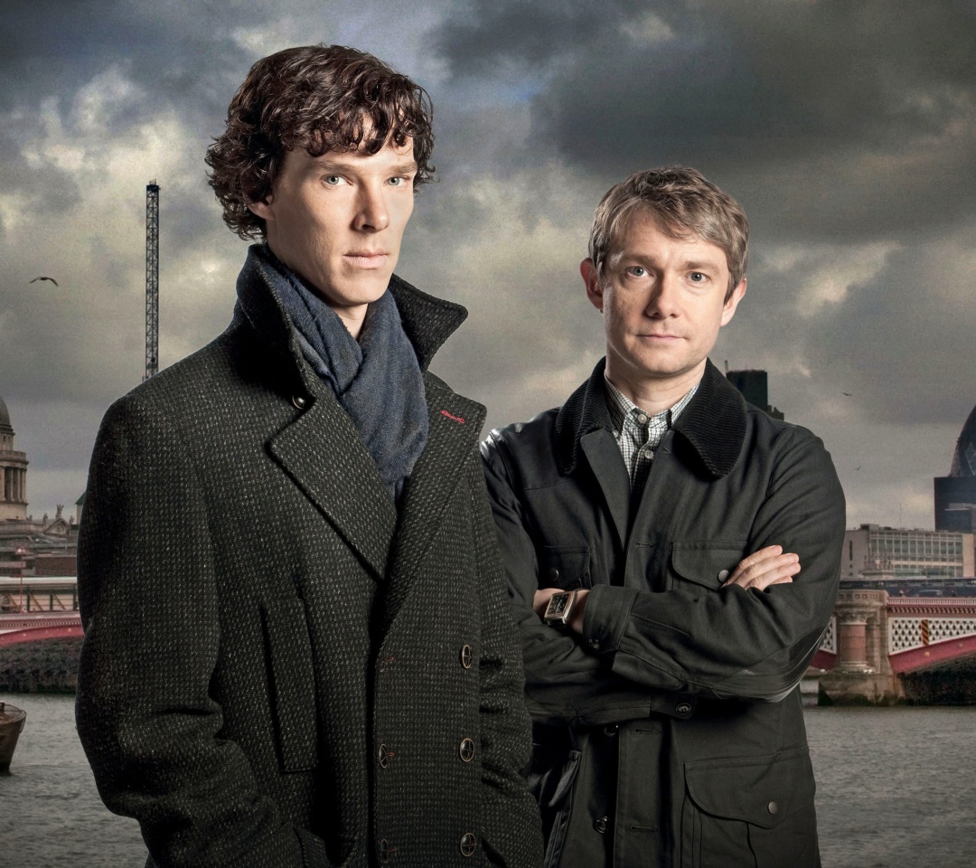 Benedict Cumberbatch Sherlock BBC TV series wallpaper 1080x960