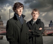 Sfondi Benedict Cumberbatch Sherlock BBC TV series 176x144